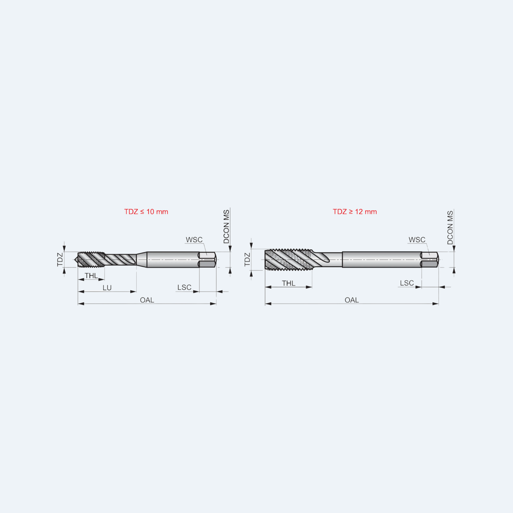 Macho Máquina Dormer E557 M4 x 0,70 HSS Canal Helicoidal Furo Cego