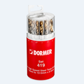 Jogo de Brocas Dormer A094419 HSS Titânio 19 Peças Ø1,0 a 10,0 mm